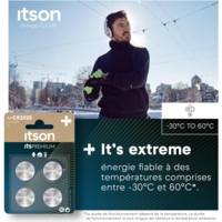 Pack 4 Piles Bouton Lithium CR2025 3V Idéale Clé de Voiture, Montre