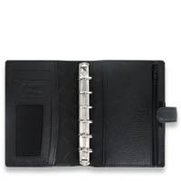 Agenda organiseur "Finsbury" format Pocket semaine sur 2 pages Noir - FILOFAX