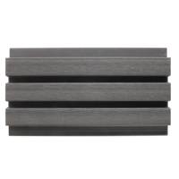 Bardage faux claire-voie WEO 35 bois composite - 33 x 140 mm L.3,90 m - Gedimat - FIBERDECK