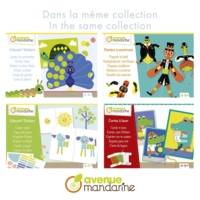 Boîte créative - 3 Tableaux à décorer + 200 pompons Tableaux de pompons