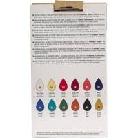 Set exploration peinture Ceramic Terre Cuite, Faïence - 12 Flacons de 20 ml