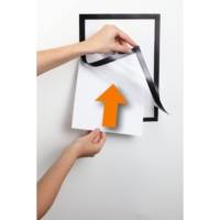 Cadre magnétique DURAFRAME WALLPAPER, A4, noir