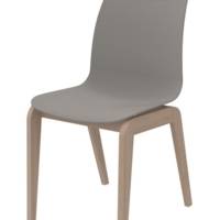 Chaise Adell avec coque résine