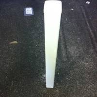 Kit poteau PVC - 80 x 80 mm h.1,90 m - Gedimat