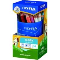 Pot de 36 crayons de couleur Triangulaires FERBY Large