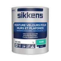Peinture murs et plafonds VELOURS blanc - Gedimat - SIKKENS ARTISANS