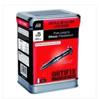 Cheville métallique à expansion D.4x46mm+vis TR D.4x54mm - Gedimat - OUTIFIX