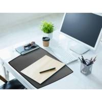 Sous-main Artwork TRAPEZE avec Couverture Transparente, 650 x 520 mm Gris - DURABLE