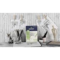 Bloc dessin 30 feuilles 1557  A4 180 g collé 1 coté Blanc pur