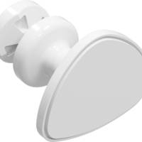 Patère galet blanc pour sèche - Gedimat