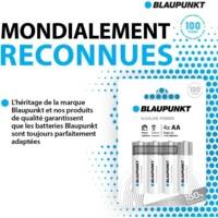 Piles AA alcalines, paquet de 4
