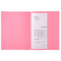 Paquet 100 chemises Jura 160 1 rabat Rose - EXACOMPTA