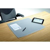 Sous-main Artwork TRAPEZE avec Couverture Transparente, 650 x 520 mm Gris - DURABLE