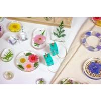 Sachet 4 moules geometriques pour résine, plâtre et cire