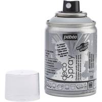 Aérosol 100 ml Peinture opaque permanente faible odeur GRIS MOYEN - PÉBÉO