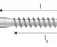 Vis connecteur tête torx CSA 5x40mm - Gedimat - SIMPSON STRONG-TIE