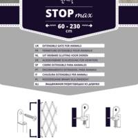Barrière de protection STOP MAX pour animaux bois brut - h.83 cm l.60 à 230 cm - Gedimat - NORDLINGER