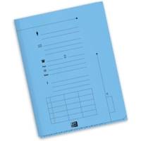 Lot de 25 Sous dossiers chemise 2 rabats HV 240g Bleu