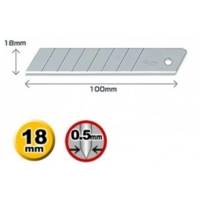 Etui Plastique LB-50 de 50 Lames de Cutter 18 mm