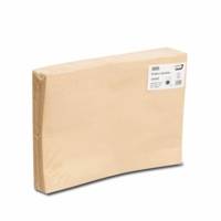 Paquet de 50 sacs à soufflets kraft armé brun 340x465 130 g bande de protection
