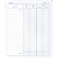 Carnet position de compte 210 x 190 mm 80 Pages