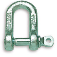 Manille droite acier zingué axe 6mm larg.int.11mm - Gedimat - CHAPUIS
