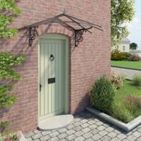 Marquise inox LILY - 174,9 x 125 cm - Gedimat - PALRAM