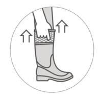 Botte PVC GROUNDHC OB verte - Gedimat