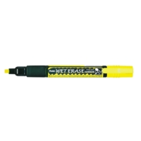 Marqueur "WET ERASE SMW26", pointe biseautée, jaune - Pentel