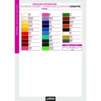 Flacon 45 ml peinture CERAMIC faïence et multi support JAUNE ORANGE - PÉBÉO