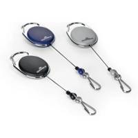 Clip ceinture yoyo Avec crochet porte badge Gris