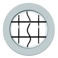 Grille de défense pour fenêtre ONDULEE - haut.45cm - Gedimat - LAHFER