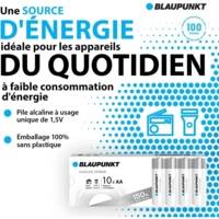 Paquet de 10 piles AA alcalines