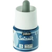 Flacon 45ml Peinture pour Soie SETASILK Cyan - PÉBÉO