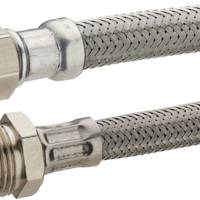 Flexible alimentation sanitaire inox - mâle/femelle ø20 x 27 mm - øint.13 - Gedimat - NOYON ET THIEBAULT