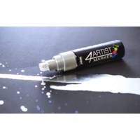 Marqueur peinture 4ARTIST pointe biseau 15 mm BLANC - PÉBÉO