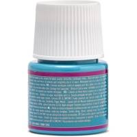Flacon 45ml peinture acrylique Déco Mat BLEU CARAIBES - PÉBÉO