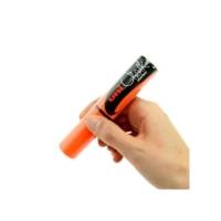 Marqueur craie Pointe biseautée large CHALK Marker PWE8K 8mm Orange Fluo
