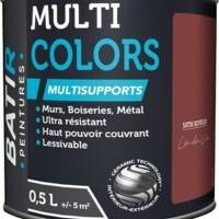 Peinture multi colors multi-supports BATIR satin argile - Gedimat