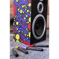 Etui carton 5 marqueurs pointe moyenne  FREE acrylic T300 Set 4 "Vibrant"