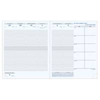 Semainier de bureau Horizons 22 Winner piqûre sellier répertoire 225x185 mm Assorti