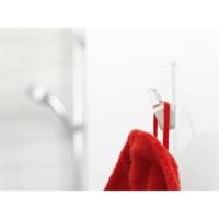 Powerstrips 2 Crochets Adhésif LARGE Transparent / chrome