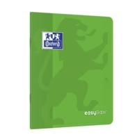Cahier Easybook agrafé 17x22cm 96 pages grands carreaux 90g vert