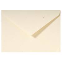 20 enveloppes paille naturelle C5 Ivoire