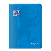 Cahier Easybook agrafé 21x29.7cm 96 pages grands carreaux 90g bleu - Oxford