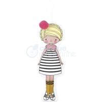 Poupée à peindre, Laureen - Rose