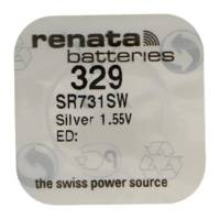 Pile bouton Silver Oxyde 329  / SR731 SW  0% Mercure 1,55V