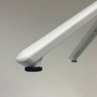 Pied rabattable blanc Nemo - extérieur terrasse - RestooTab