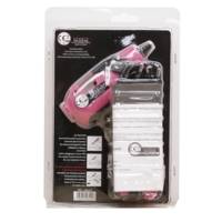 Petit pistolet cire spécial loisirs créatifs - fuchsia - HERBIN