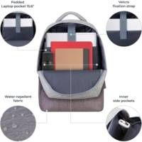 Sac à Dos pour PC portable Anti-Vol Gris/Mocha 15.6